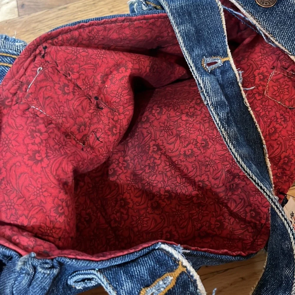 Handmade denim bag - Picture 6 of 6